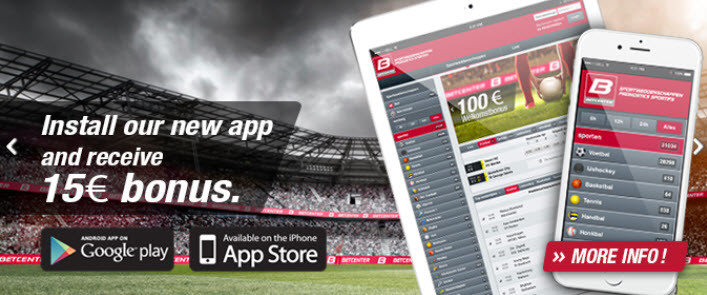 Betcenter Bonus Mobiele Applicatie