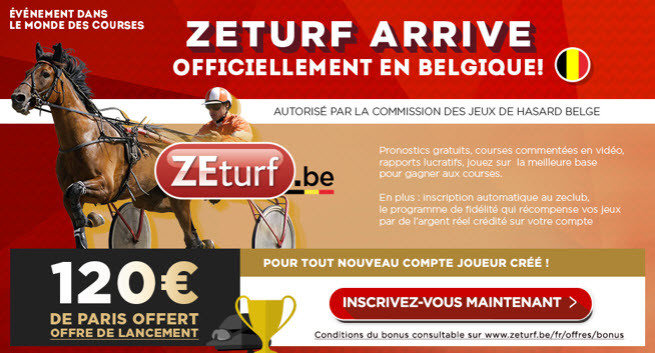 Zeturf 120 euro welcome bonus