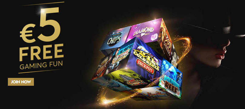 5€ gratis spelplezier op Goldenpalace EN