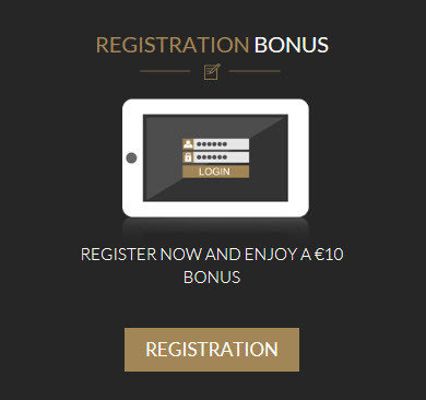Luckygames free registration bonus of 10 €