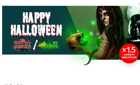 1.5x meer loyaliteitspunten met Voodoo Dice en Ghosts & Graves