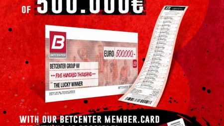 500 000 € gagnés pour la 1ère fois sur Betcenter