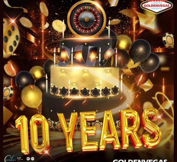GoldenVegas existe depuis 10 ans et nous devons fêter ça