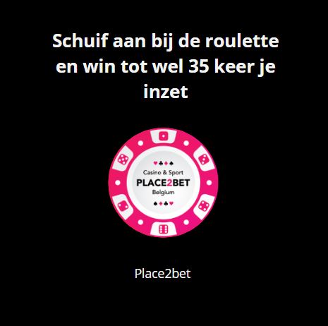 Schuif aan bij de roulette en win tot wel 35 keer je inzet.