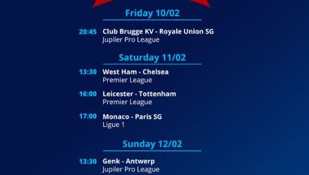 Un autre week-end plein de topfootball sur MagicBetting