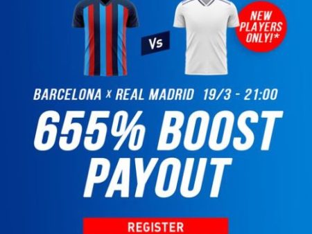 Recevez un bonus de 655% sur votre premier pari