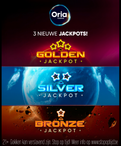 Oria.be 3 nieuwe jackpots
