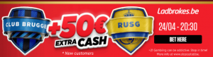 Welkomsaanbieding Club Brugge vs Union